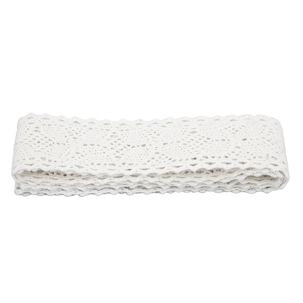 10 Yards Cotton Lace Ribbon Trim – Vintage Hollow DIY Sewing Lace Ribbon Trim Nixie