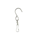 360° Swivel S Hooks with Safety Clips – Wind Chimes & Home Swivel Hanging Hooks Nixie A1