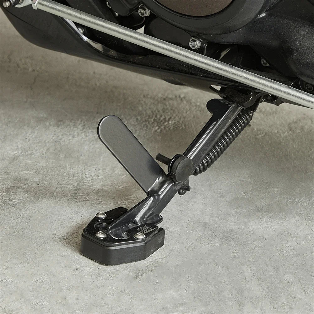 Kickstand Extender Pad for Sportster S RH1250 2021–2025 | CNC Aluminum Kickstand Extender Pad Nixie