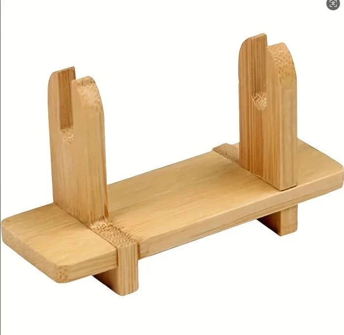 Bamboo Folding Fan Display Stand Holder – Home Decoration