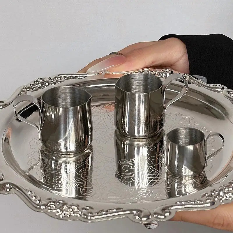 Mini Stainless Steel Milk Frothing Pitcher – 12.5ml & 30ml Milk Frothing Pitcher Nixie