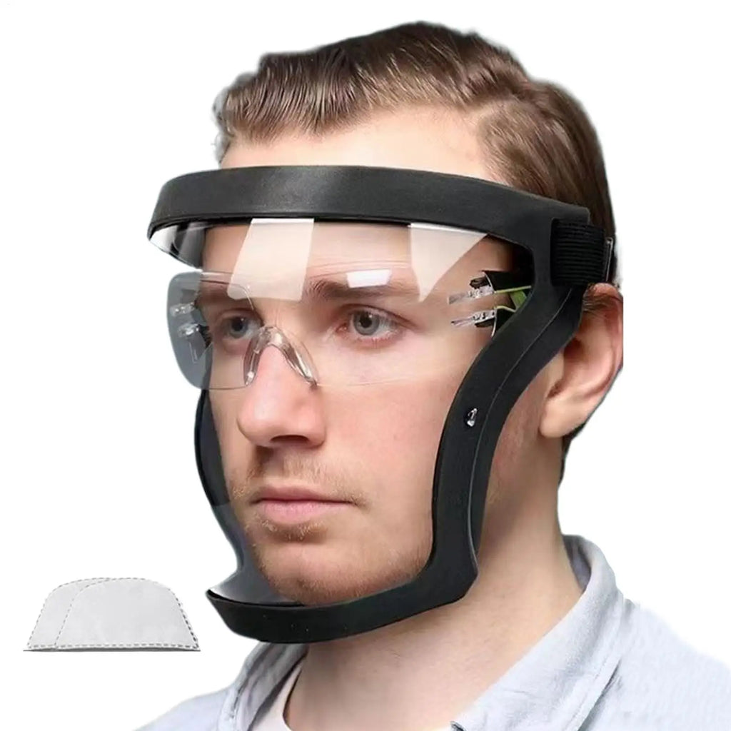Anti-Fog Full Face Shield PC Lens Protective Hood | Unisex Protective Face Shield Nixie Default Title