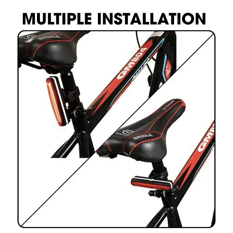BUCKLOS COB LED Bike Rear Light | USB Rechargeable IPX6 Bike Tail Light Nixie