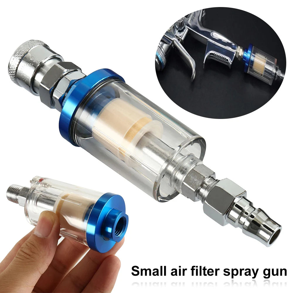 Air Oil Water Separator Filter 1/4" BSP for Compressor Sprayer Air Compressor Filter Nixie
