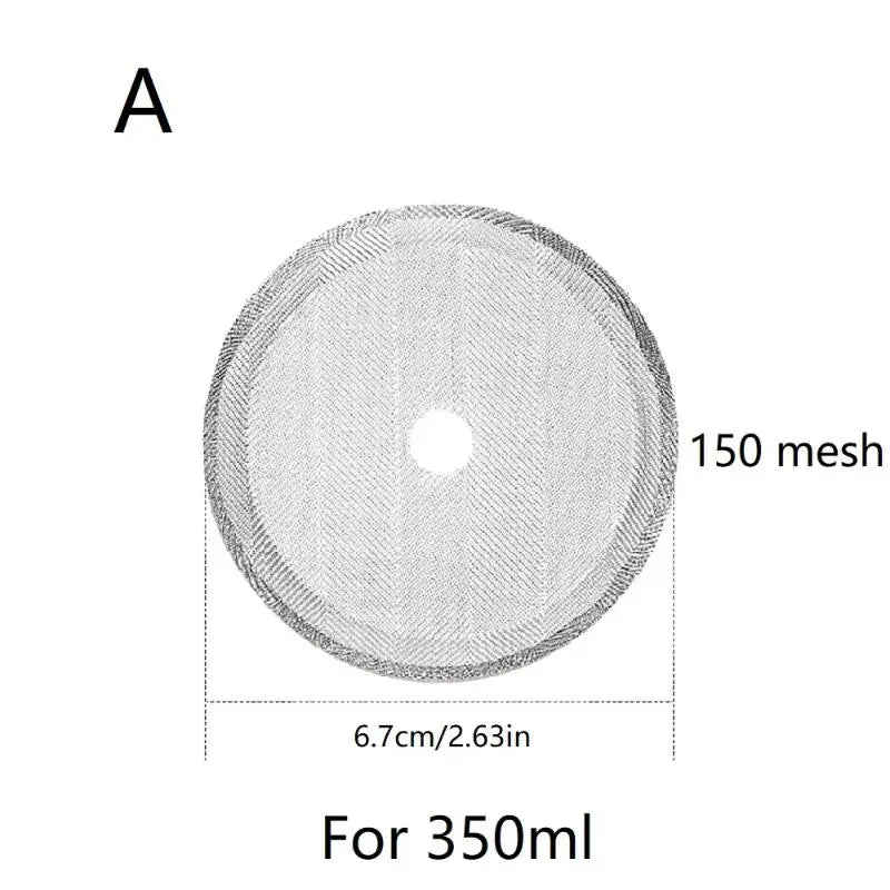 Stainless Steel French Press Filter Screen – Reusable Mesh Coffee Filter Screen Nixie A