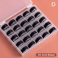 Multicolor Sewing Bobbins Box Set 25 or 36 Pcs with Case