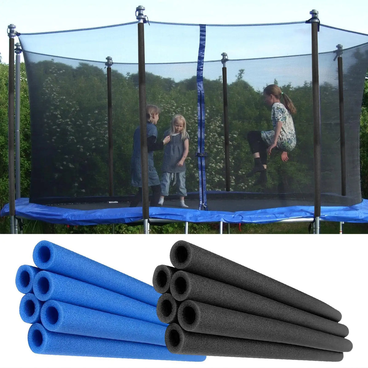 6-Pack Trampoline Pole Foam Sleeves 88cm – Replacement Covers