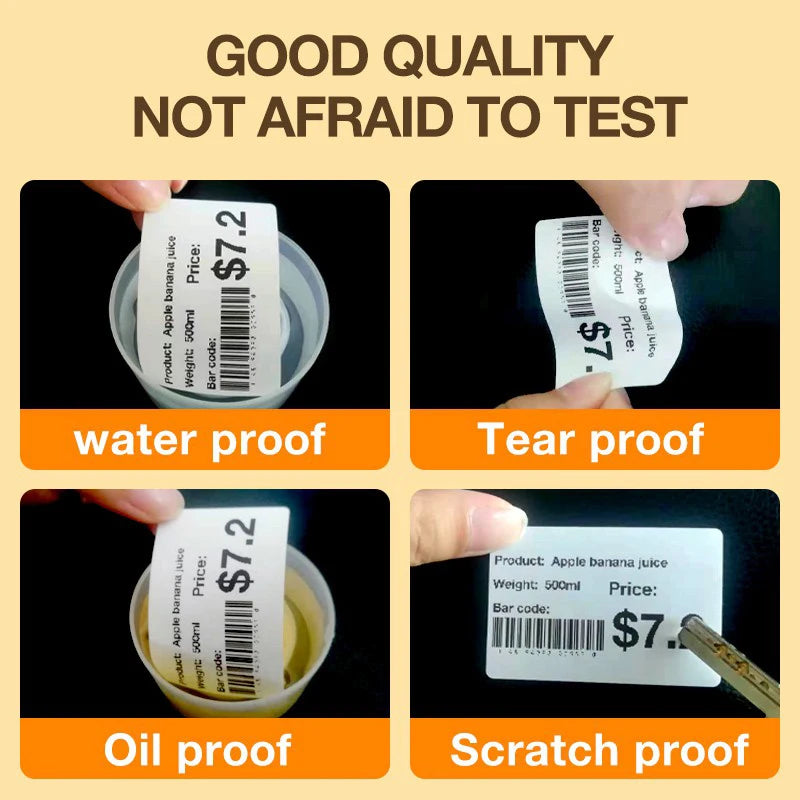 NiiMBOT B1 B21 Thermal Label Rolls – Waterproof Self-Adhesive Thermal Label Rolls Nixie
