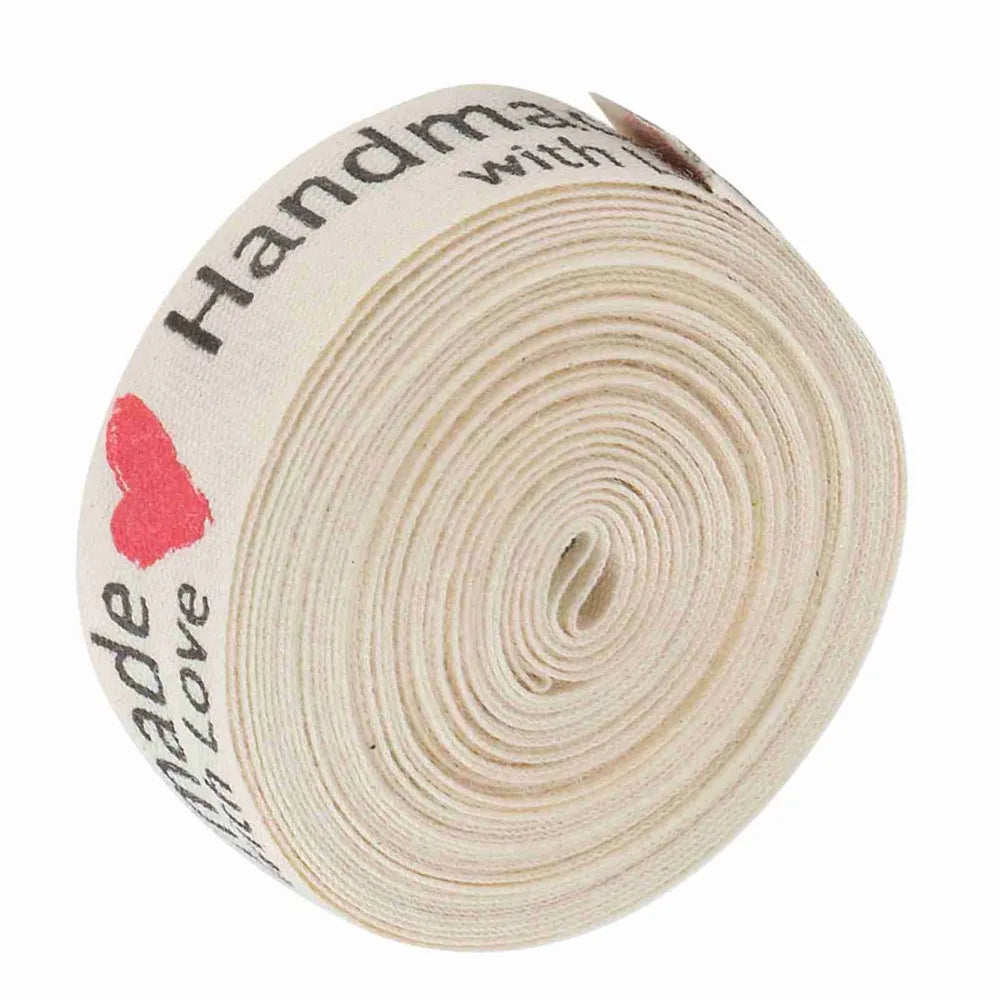 Cotton Twill Tape Ribbon 1.5cm x 5 Yards – DIY Craft & Gift Wrap