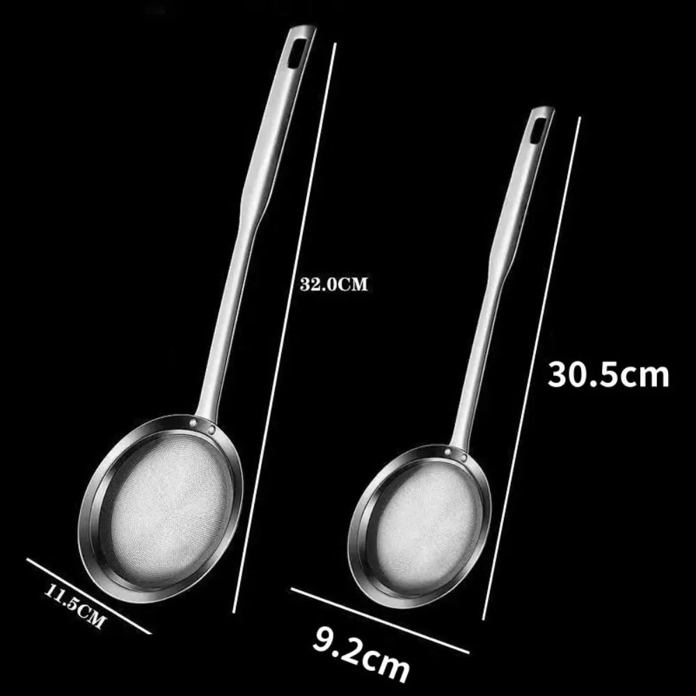 Stainless Steel Oil Strainer Fine Mesh Skimmer Spoon | S & L Kitchen Skimmer Spoon Nixie