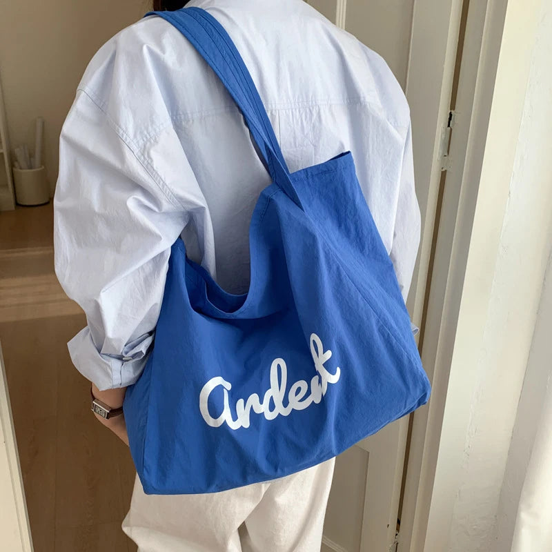Large Canvas Tote Bag Women – Korean Fashion Shoulder Bag Women's Tote Bag Nixie