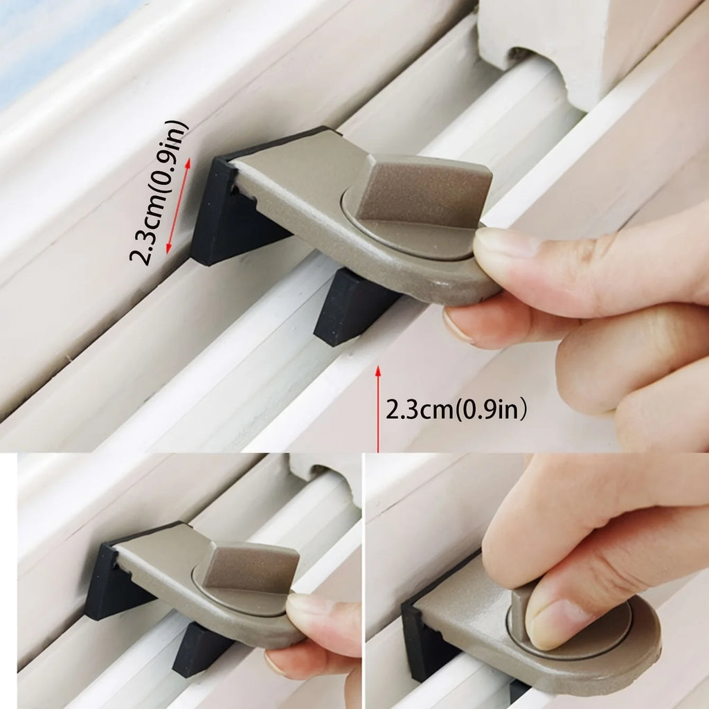 Zinc Alloy Sliding Door & Window Safety Lock – Child & Pet Proof Window Door Safety Lock Nixie