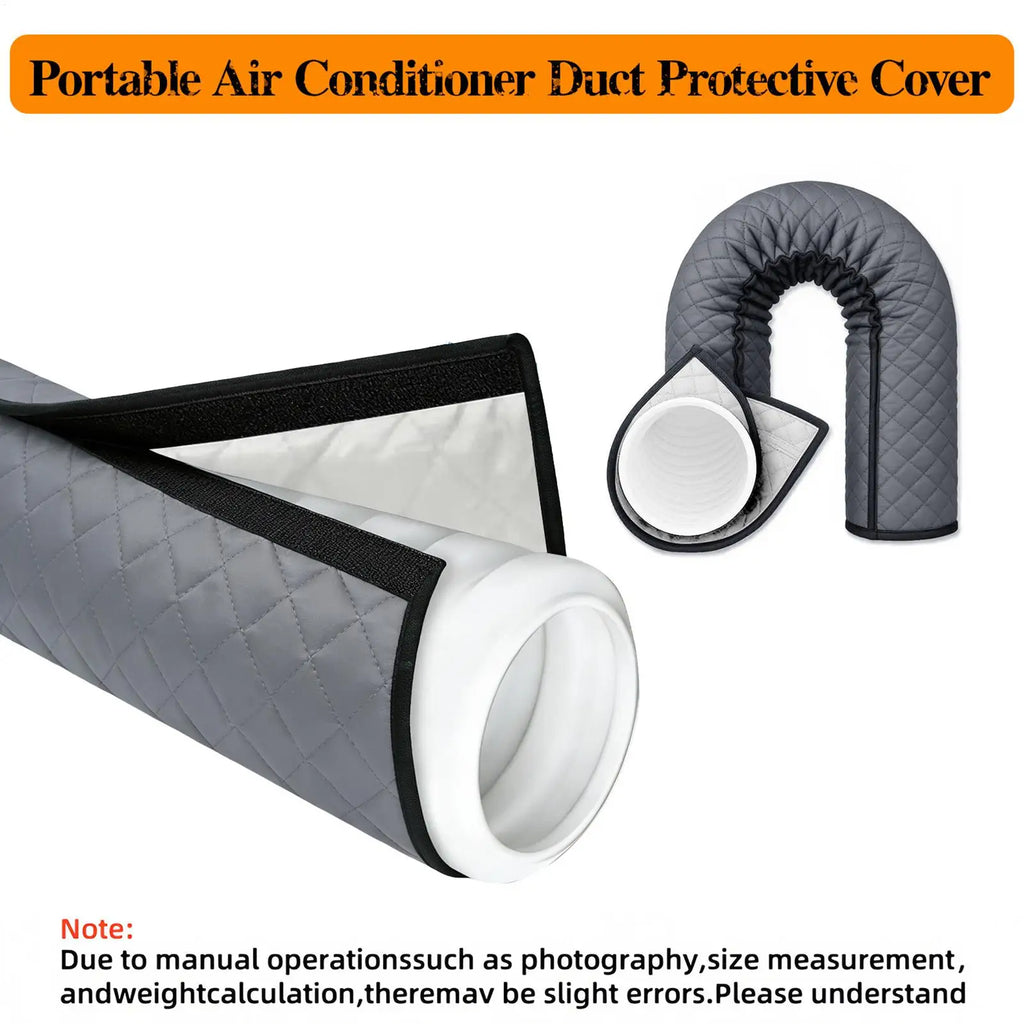 Portable AC Hose Insulation Quilted Thermal Cover Sleeve