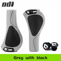 ODI OC1 Ergonomic MTB BMX Bike Handlebar Grips Anti-Slip Rubber Bike Handlebar Grips Nixie Grey Black