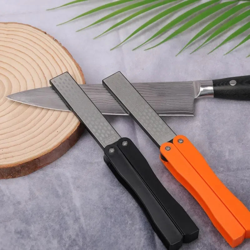 Portable Double-Sided Diamond Knife Sharpening Stone 400/600 Grit Knife Sharpening Stone Nixie