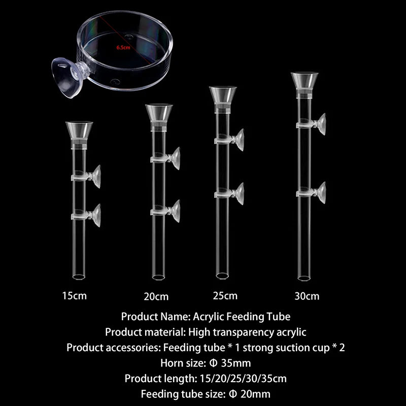 Acrylic Aquarium Feeder Dish – Shrimp & Snail Feeding Bowl Aquarium Feeder Dish Nixie