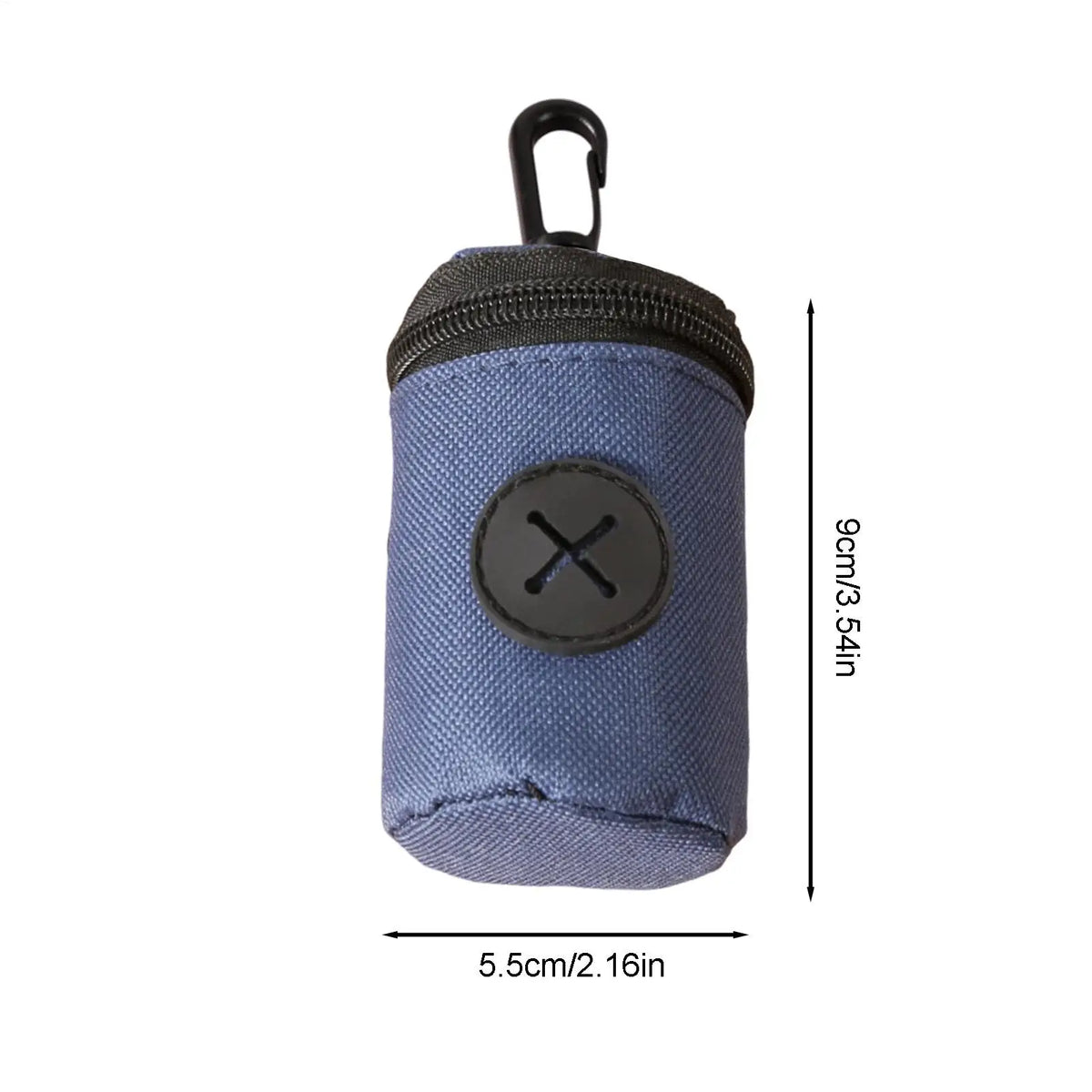 Dog Poop Bag Holder Zipper Clip Pouch – Oxford Cloth Dog Bag Dispenser Nixie