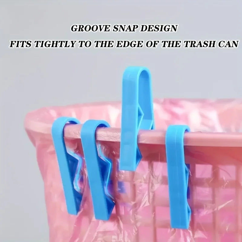 Non-Slip Trash Can Bag Clips Holder – 10/20 Pack | Nixie Trash Bag Clips Nixie