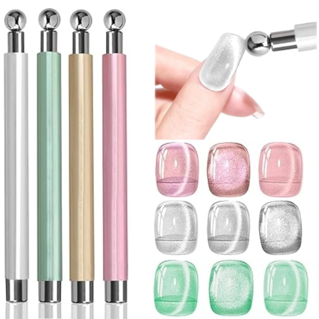 Cat Eye Magnet Set 2-in-1 Wand & Sphere Nail Art Tool | Nixie Nail Art Magnet Nixie