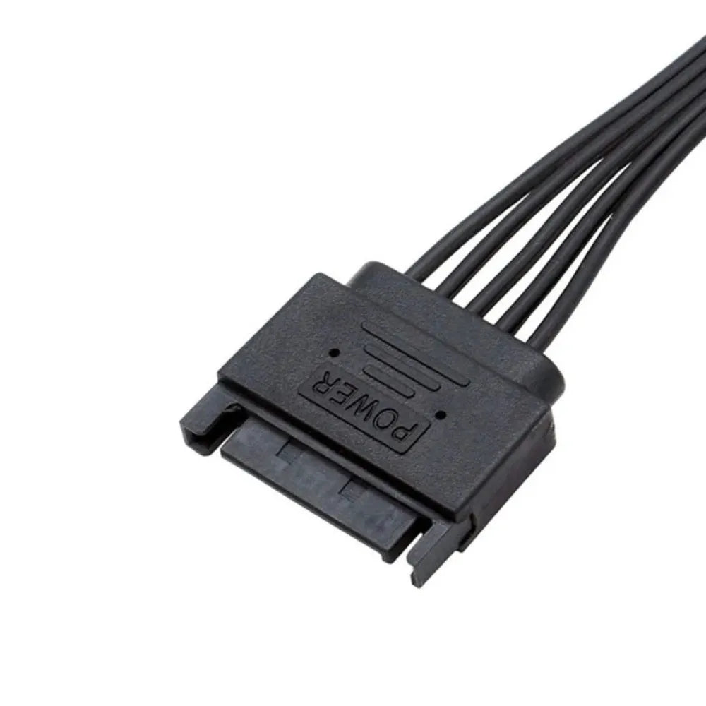 SATA Power Cable Y-Splitter 15-Pin HDD 22/32cm – Nixie