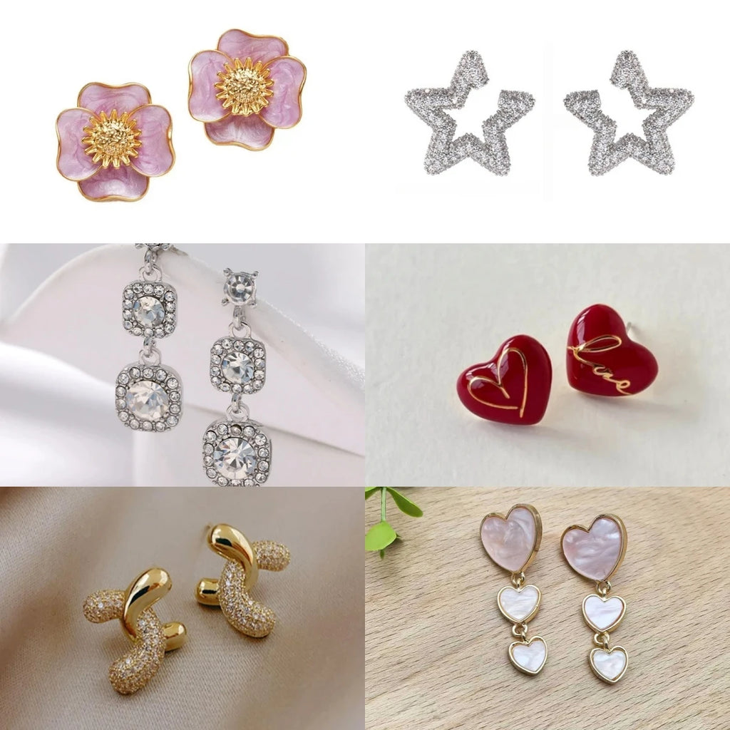 Vintage Flower Drop Earrings for Women – French Style by Nixie Drop Earrings Nixie