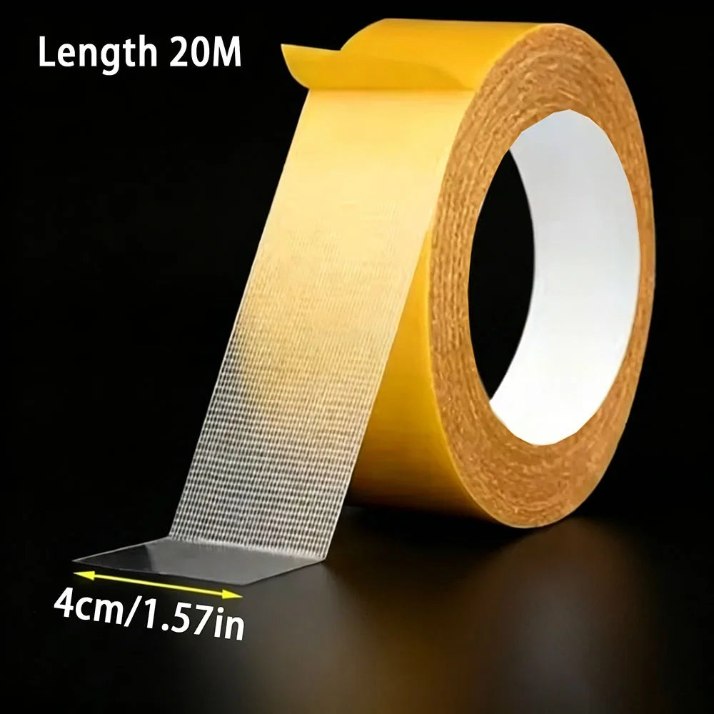 Heavy-Duty Double Sided Mesh Tape – Waterproof Carpet & Home Double Sided Tape Nixie Length 20M Width 4cm