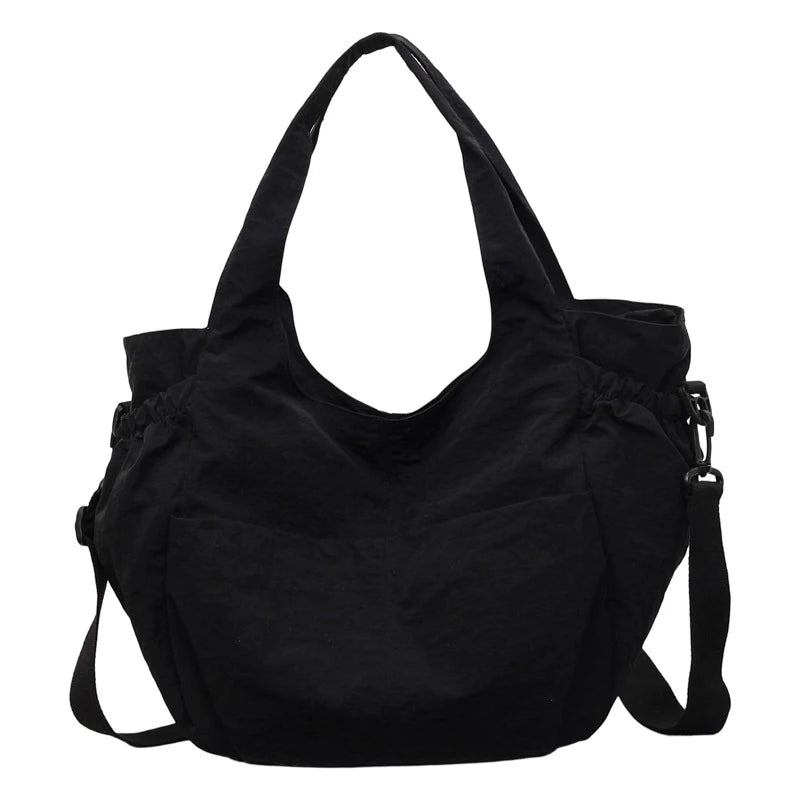 Korean Canvas Drawstring Bucket Bag – Retro Crossbody for Women Canvas Crossbody Bag Nixie