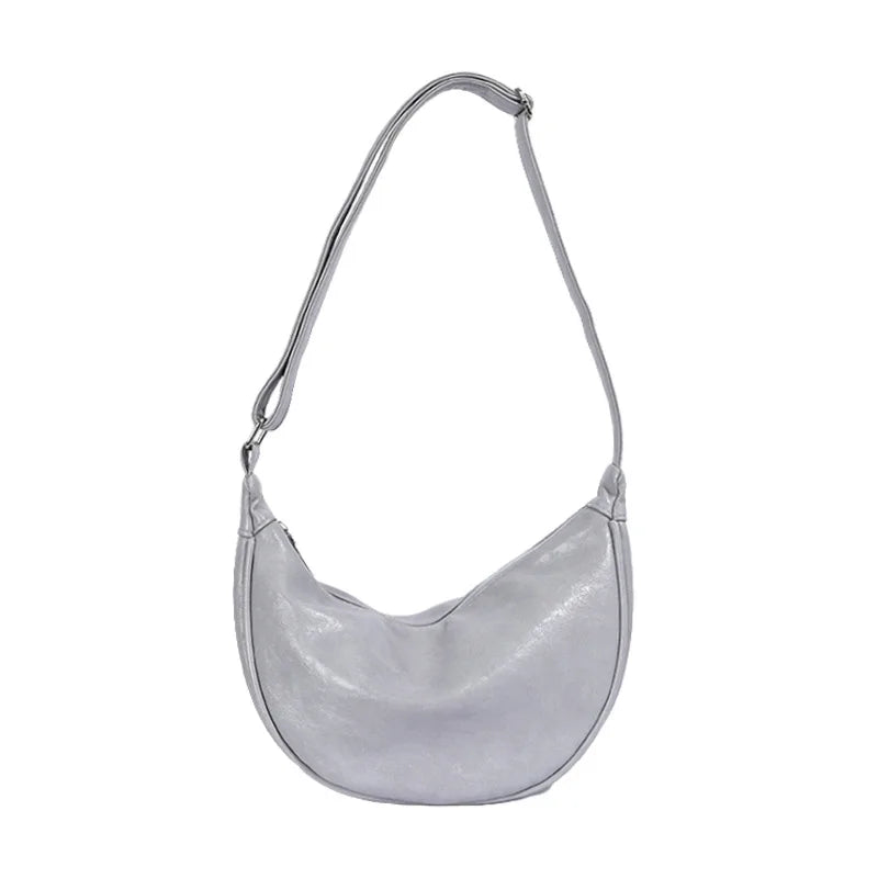 Nixie Retro Dumpling Hobo Handbag – Faux Suede Women's Purse
