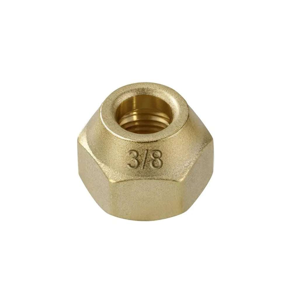 Brass Flare Nut Tube Fittings – 1/8" to 3/4" Sizes | Threaded Flare Tube Fitting Nixie 3-8-