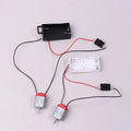 130 Motor Kit with Battery Case & Switch – 16500 RPM DIY DIY Motor Kit Nixie Black