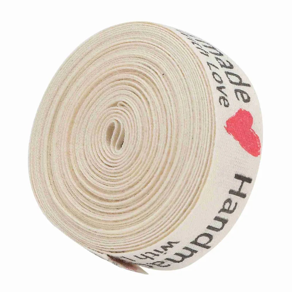 Cotton Twill Tape Ribbon 1.5cm x 5 Yards – DIY Craft & Gift Wrap