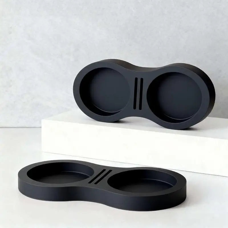 Silicone Coffee Tamper Mat Double Slot – 51/53/58mm Espresso Espresso Tamper Mat Nixie