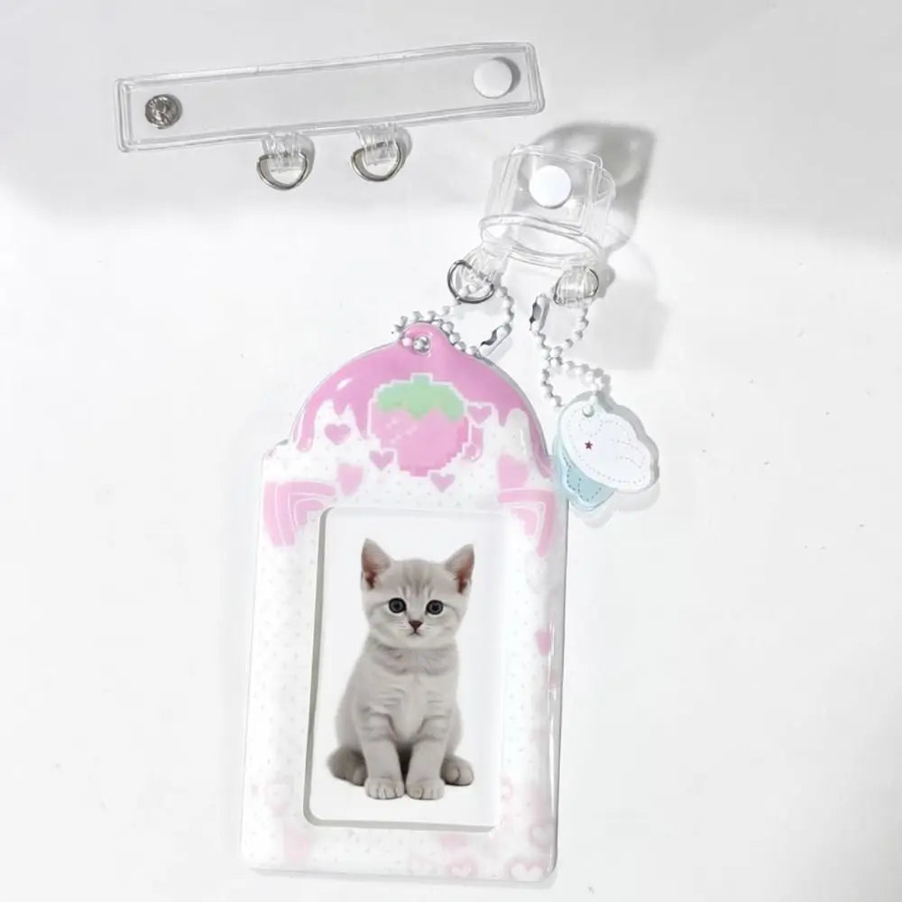 2pcs Transparent PVC Bag Strap Extension Buckle Clip