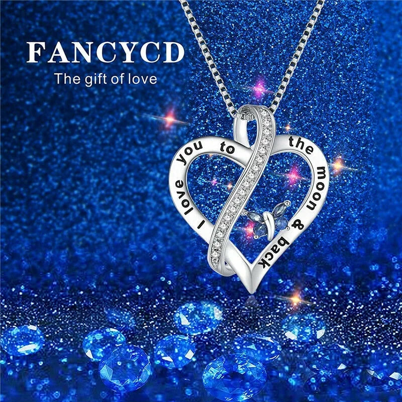 Mother Forever Friend Love Heart Necklace – Mother's Day Gift Pendant Necklace Nixie