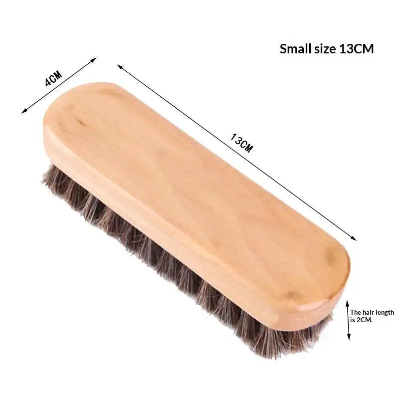 Horse Hair Detail Brush Set – Shoe Care & Dashboard Cleaning