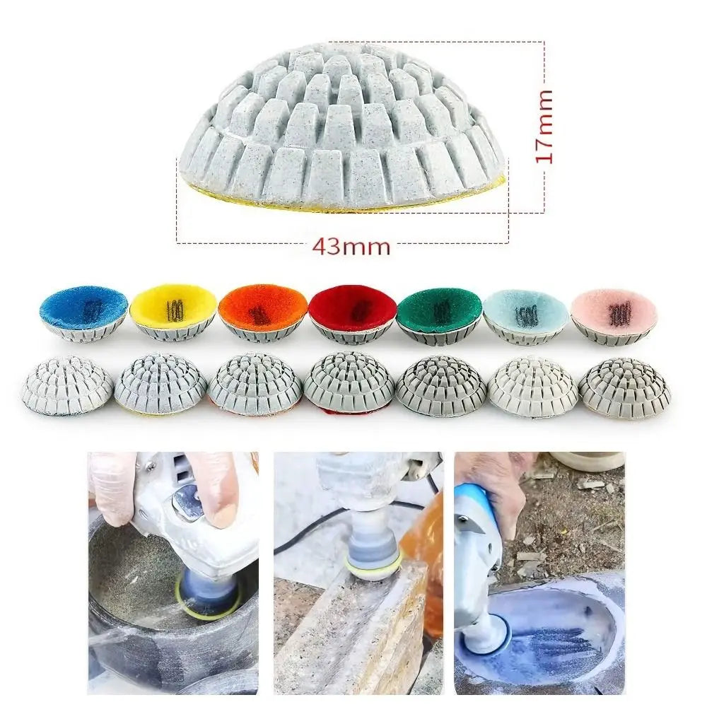 Bowl-Shaped Diamond Polishing Pad – Curved Grinding Disc Diamond Polishing Pad Nixie