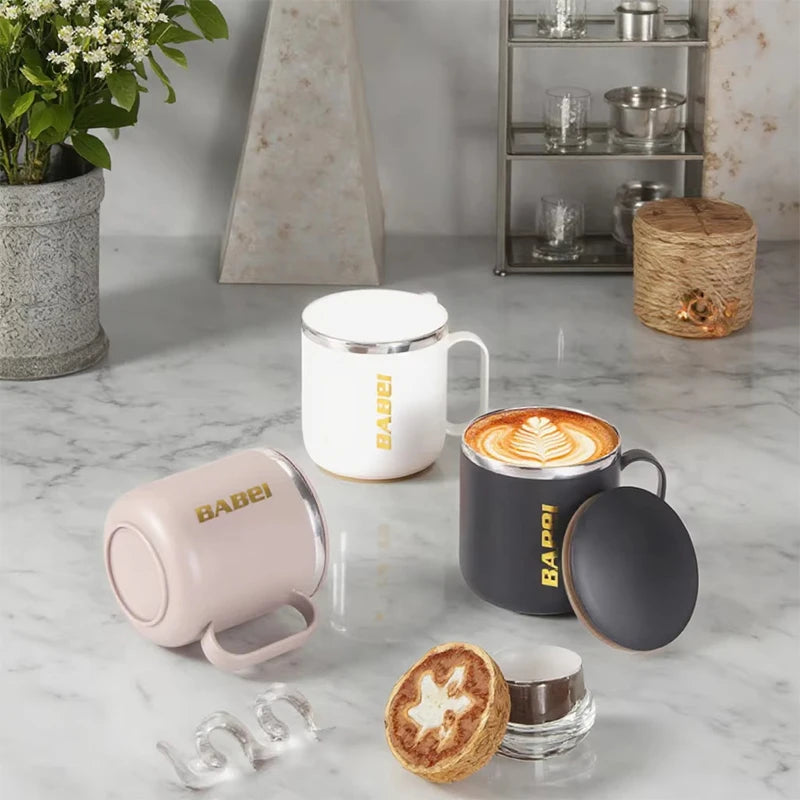 400ml Double-Wall Stainless Steel Vacuum Insulated Thermal Mug Thermal Travel Mug Nixie