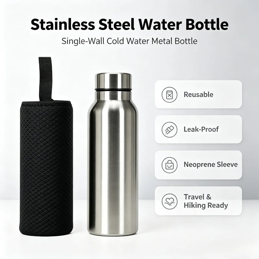 FEB.WIND Stainless Steel Sports Water Bottle – BPA-Free Sports Water Bottle Nixie