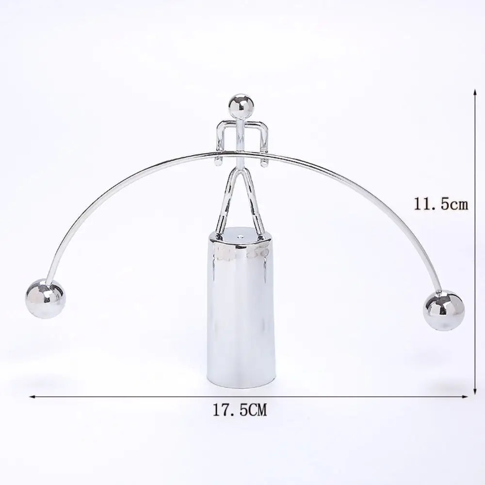 Stainless Steel Pendulum Cradle Kinetic Desk Decor Toy Kinetic Desk Sculpture Nixie