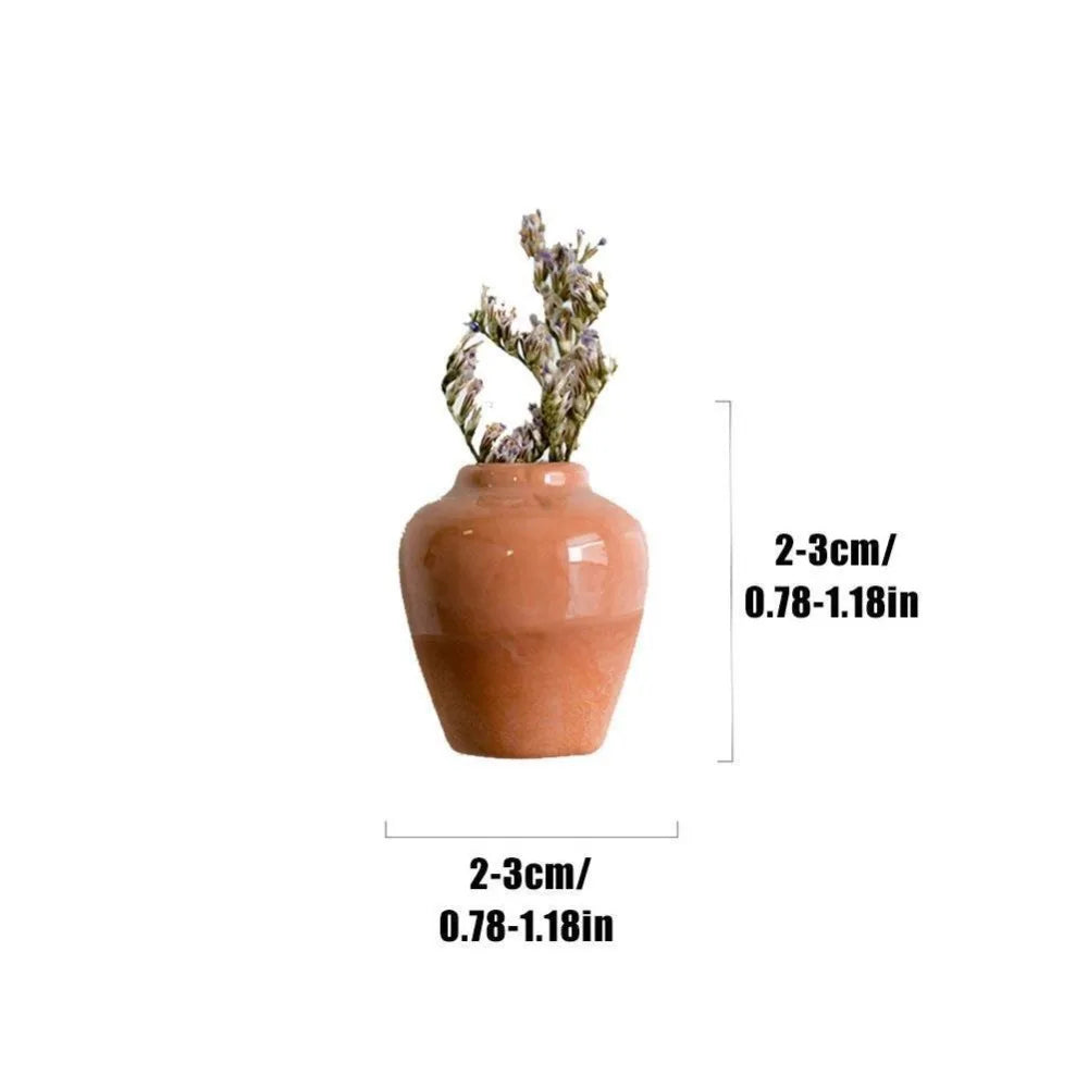 Ceramic Mini Vase Fridge Magnets – Decorative Plant Whiteboard Magnet
