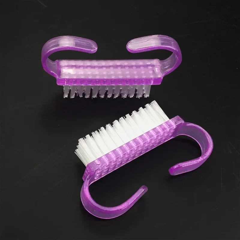 4-Piece Nail Cleaning Brush Set – Manicure & Pedicure Tool