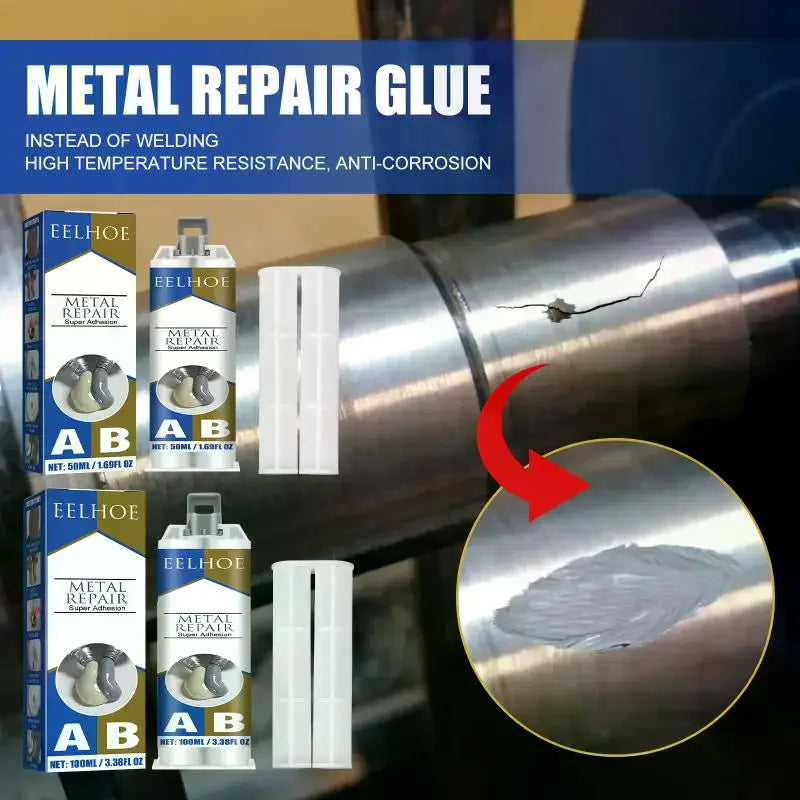 50g Cold Weld Metal Repair Paste | 2-in-1 Heat Resistant Epoxy Metal Repair Epoxy Nixie