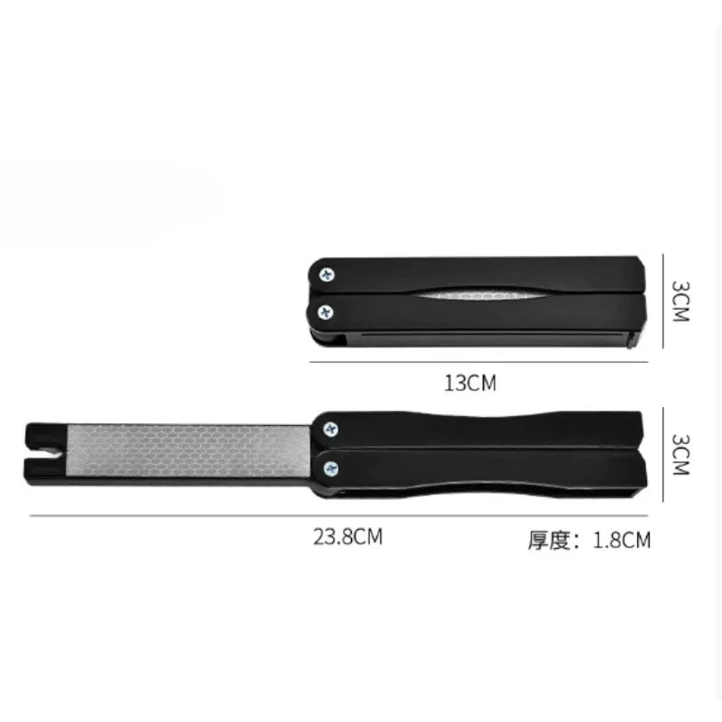 Portable Double-Sided Diamond Knife Sharpening Stone 400/600 Grit Knife Sharpening Stone Nixie