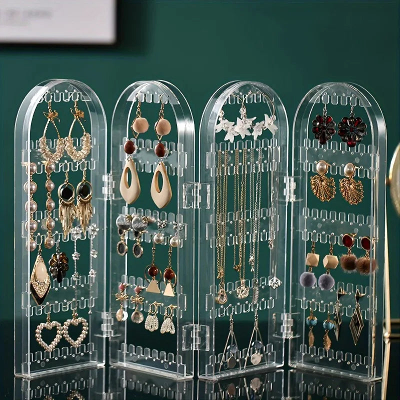 240-Slot Clear Earring Organizer – Jewelry Display Stand Jewelry Organizer Nixie