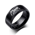 I Love You Crystal Statement Ring – Zinc Alloy, Sizes 6–11 Crystal Cocktail Ring Nixie 8 BJZ-461-Black-