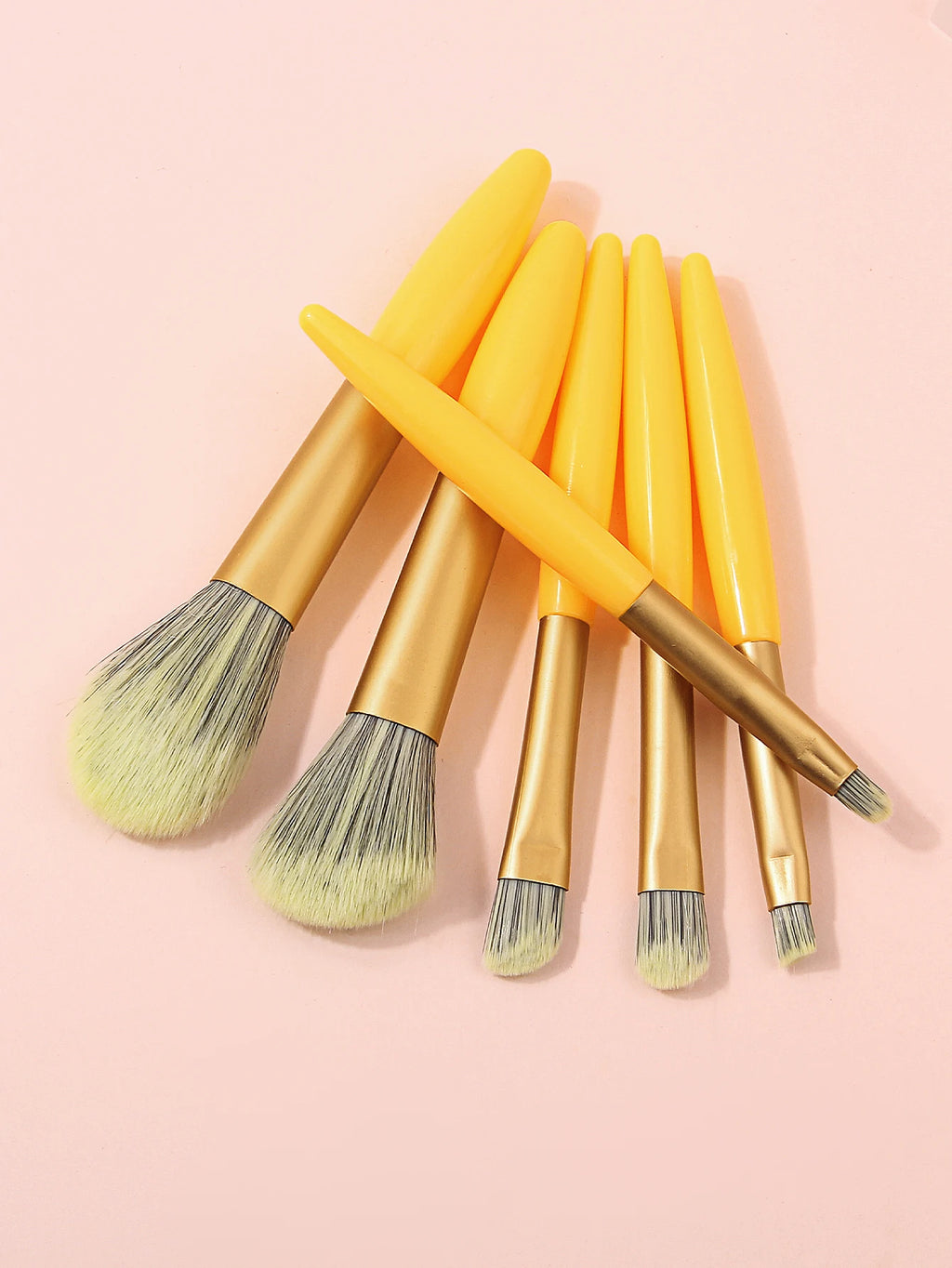 8-Piece Travel Makeup Brush Set with 2 Powder Puffs | Mini Kit Makeup Brush Set Nixie