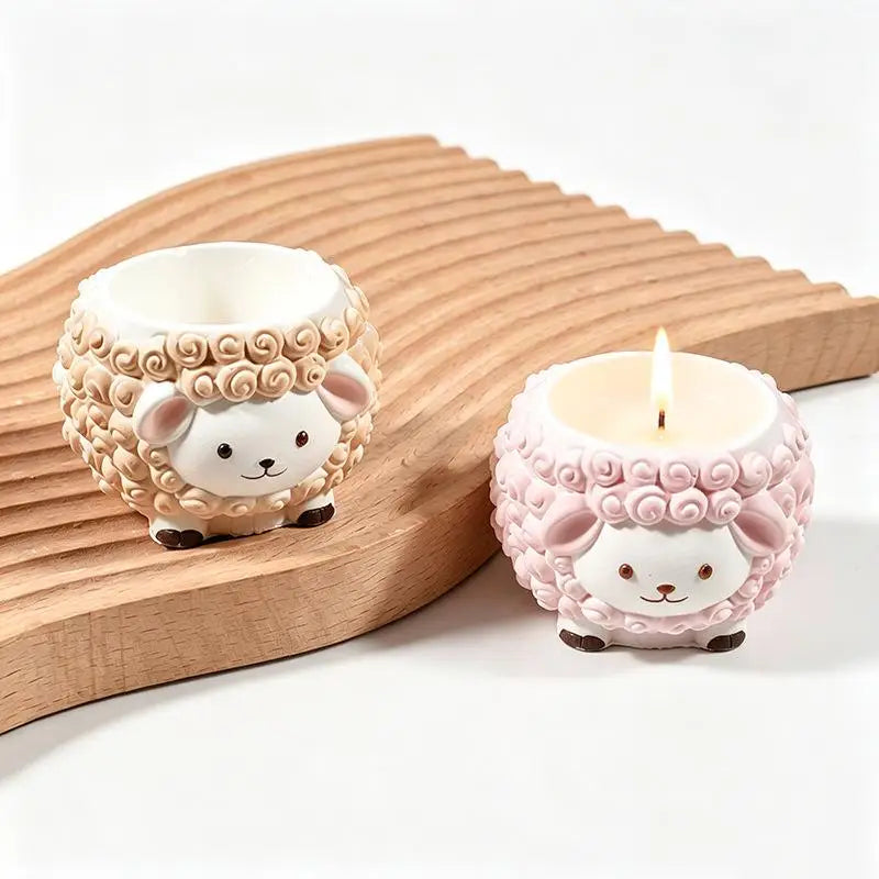 Sheep Silicone Candle Mold – Reusable DIY Craft Mould Silicone Craft Mold Nixie