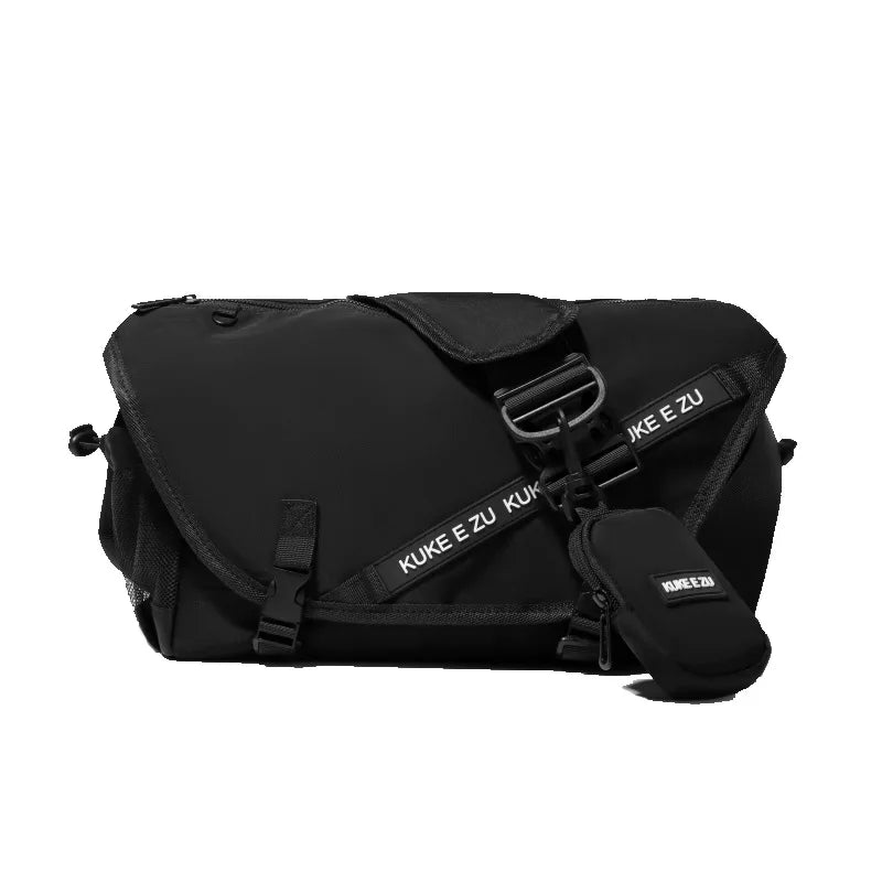 Men's Nylon Crossbody Messenger Bag – Trendy Commuter Bag Messenger Crossbody Bag Nixie