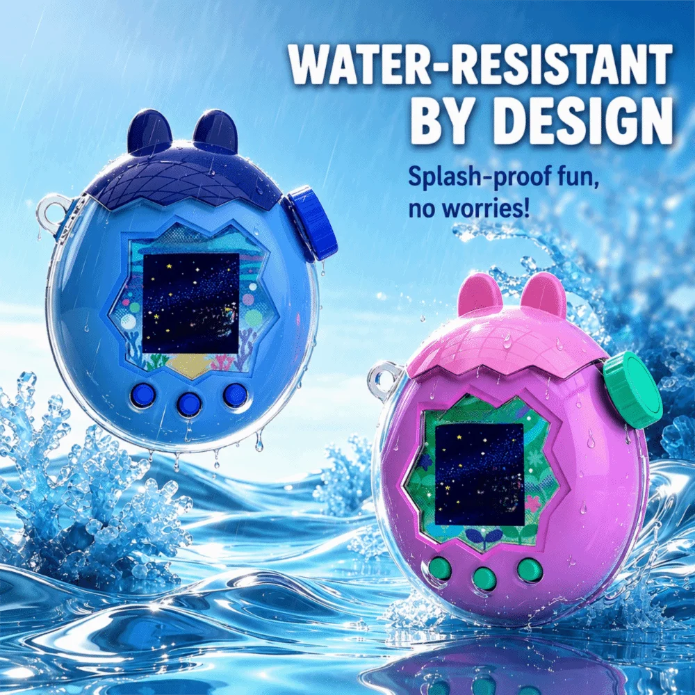 Clear PC Protective Case with Wings for Tamagotchi Paradise Virtual Pet Case Nixie