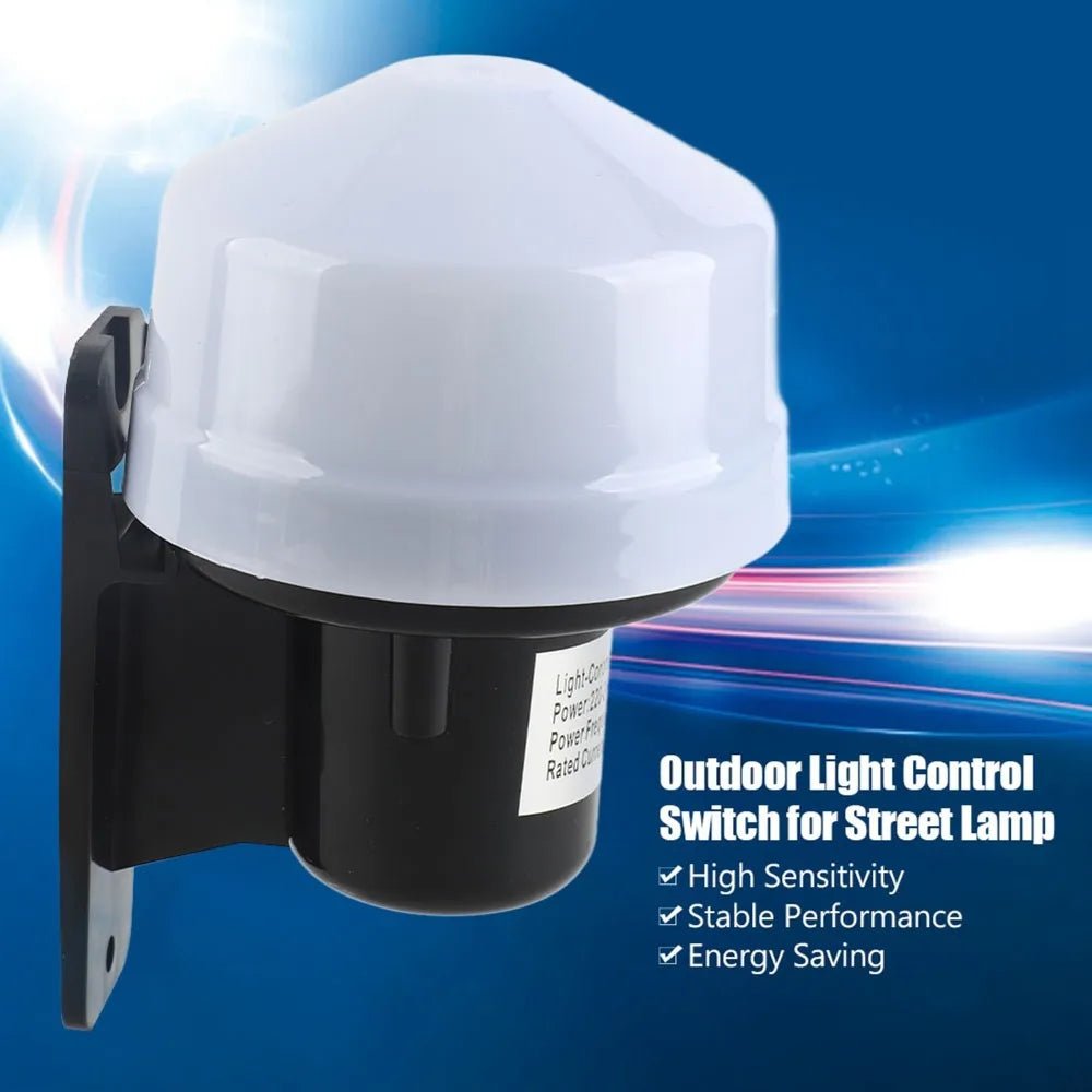 Weatherproof Photocell Light Control Switch – Outdoor Dusk to Dawn Photocell Light Switch Nixie